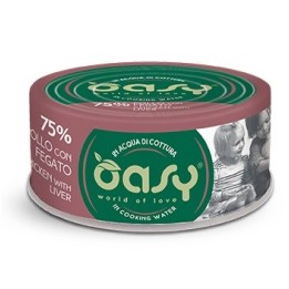 OASY More Love Pollo con fegato - cibo umido per gatti - 70g