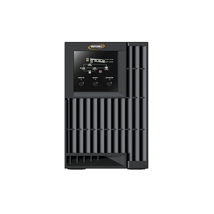 Infosec E4 Value 1000 gruppo di continuità (UPS) doppia conversione (online) 1 kVA 3 AC presa/e