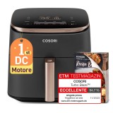 Cosori Turbo Blaze Chef Edition Single 6 L Autonomo 1725 W Friggitrice ad aria calda Nero Rosa oro