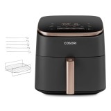 Cosori Turbo Blaze Chef Edition Single 6 L Autonomo 1725 W Friggitrice ad aria calda Nero Rosa oro