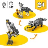 LEGO CREATOR 3 IN 1 31393 Animali della foresta: Lupo grigio