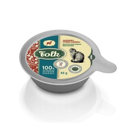 FOLK Delicious Masurian cervo mono - cibo umido per gatti - 85g