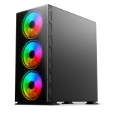 SAVIO PC case Prime X1 ARGB vetro nero