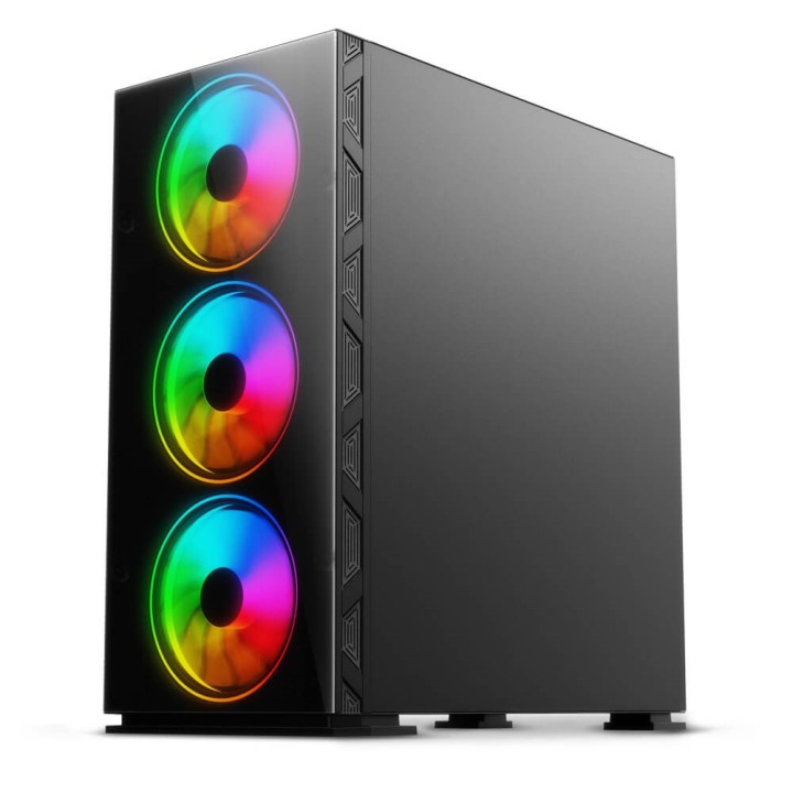 SAVIO PC case Prime X1 ARGB vetro nero