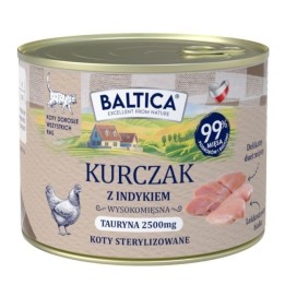 BALTICA Smaki regionów Pollo con tacchino - cibo umido per gatti - 185g
