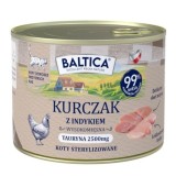 BALTICA Smaki regionów Pollo con tacchino - cibo umido per gatti - 185g