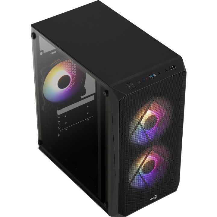 Aerocool CS107V2 Case per PC Mini Tower nero