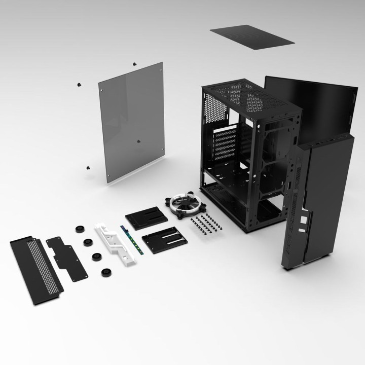Gembird Case per PC gaming design Fornax 2000 RGB