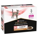 PURINA Pro Plan Veterinary Diets DM St/Ox Diabetes Management - cibo umido per gatti - 10 x 85g