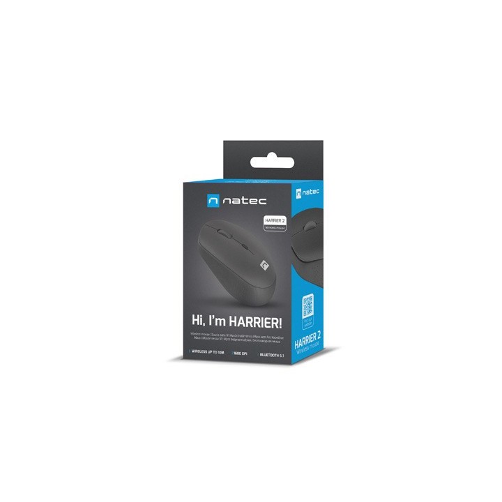 NATEC MOUSE WIRELESS HARRIER 2 1600DPI BT 5.1