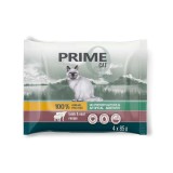 PUPIL Prime ricco di agnello con tacchino + vitello con coniglio Box - cibo umido per gatti - 4x85g