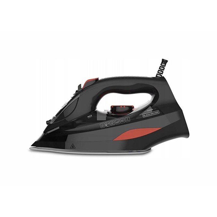 Ferro a vapore Black+Decker BXIR3000E (3000W, nero)