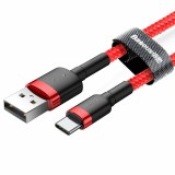 Baseus 6953156278219 cavo cellulare rosso 1 m USB A USB C