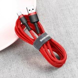 Baseus 6953156278219 cavo cellulare rosso 1 m USB A USB C