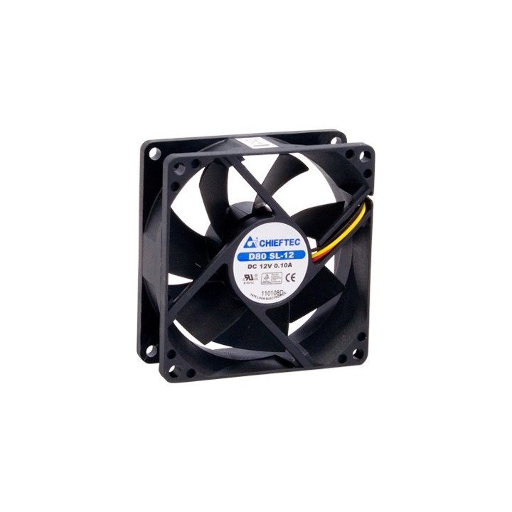 Chieftec AF-0825S componente di raffreddamento per computer Case per PC nero