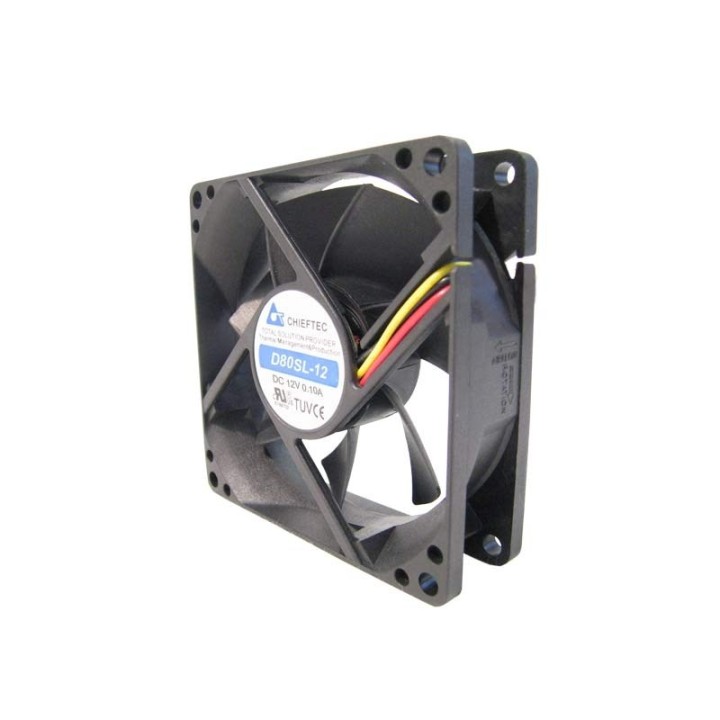 Chieftec AF-0825S componente di raffreddamento per computer Case per PC nero
