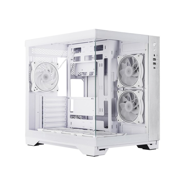 Chieftec GM-30W-TG-OP case per PC Cube bianco