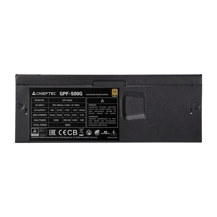 Chieftec Smart GPF-500G alimentatore 500 W 24-pin ATX TFX nero