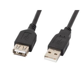 LANBERG USB cavo di prolunga 2.0 AM-AF 1.8M nero CA-USBE-10CC-0018-BK