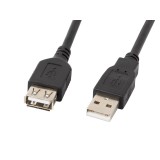 LANBERG USB cavo di prolunga 2.0 AM-AF 1.8M nero CA-USBE-10CC-0018-BK