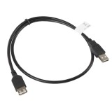Lanberg CA-USBE-10CC-0007-BK USB cavo USB 2.0 0.7 m USB A nero