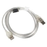 Lanberg CA-USBE-12CC-0018-TR USB cavo 1.8 m USB 2.0 USB A trasparente