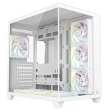 RAMPAGE PC CASE CON VETRO TEMPERATO bianco