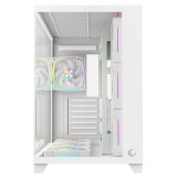 RAMPAGE PC CASE CON VETRO TEMPERATO bianco