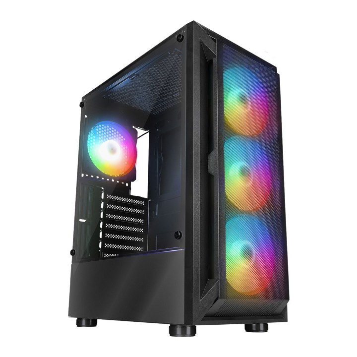 RAMPAGE PC case con finestra SHIVA nero
