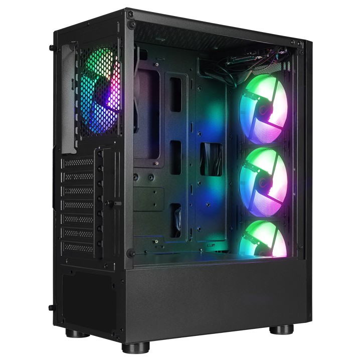 RAMPAGE PC case con finestra SHIVA nero