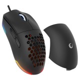 RAMPAGE MOUSE GAMING CON CAVO 12800DPI BLINK BLACK