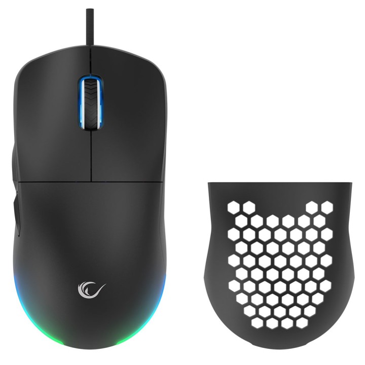 RAMPAGE MOUSE GAMING CON CAVO 12800DPI BLINK BLACK
