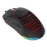 RAMPAGE MOUSE GAMING CON CAVO 12800DPI BLINK BLACK