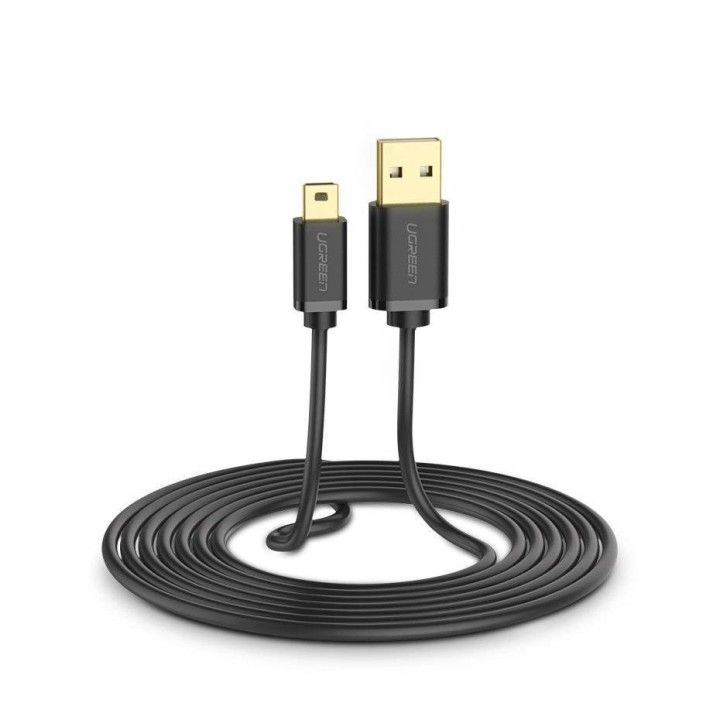 Ugreen USB cavo - mini USB 480 Mbps 3 m US132 (nero)