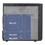 Akyga AK17BK Case per PC Micro Tower nero