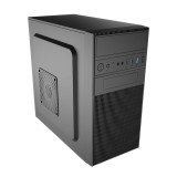 Akyga Obudowa Micro ATX AK19BK USB-C + USB 3.0 + 2x USB 2.0 nera senza PSU Micro Tower Nero