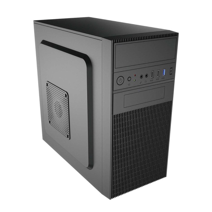 Akyga Obudowa Micro ATX AK19BK USB-C + USB 3.0 + 2x USB 2.0 nera senza PSU Micro Tower Nero