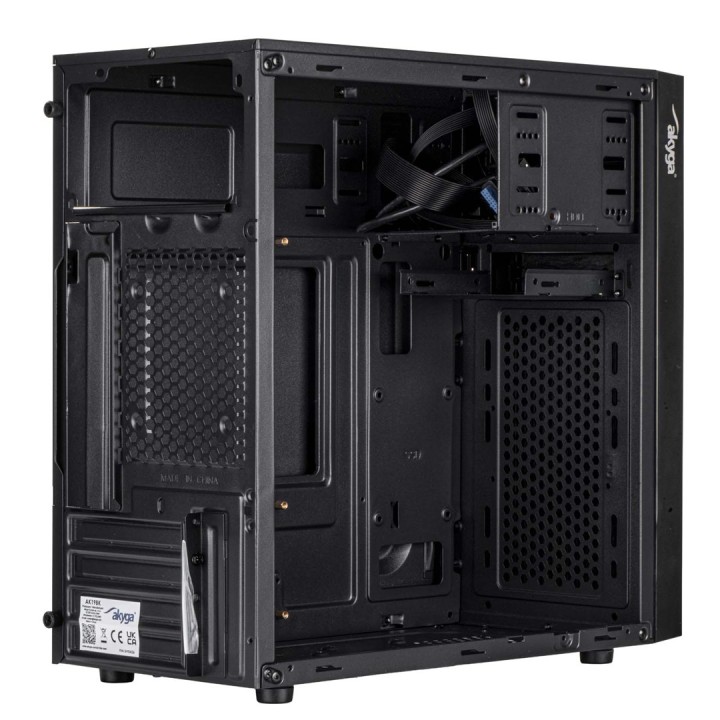 Akyga Obudowa Micro ATX AK19BK USB-C + USB 3.0 + 2x USB 2.0 nera senza PSU Micro Tower Nero