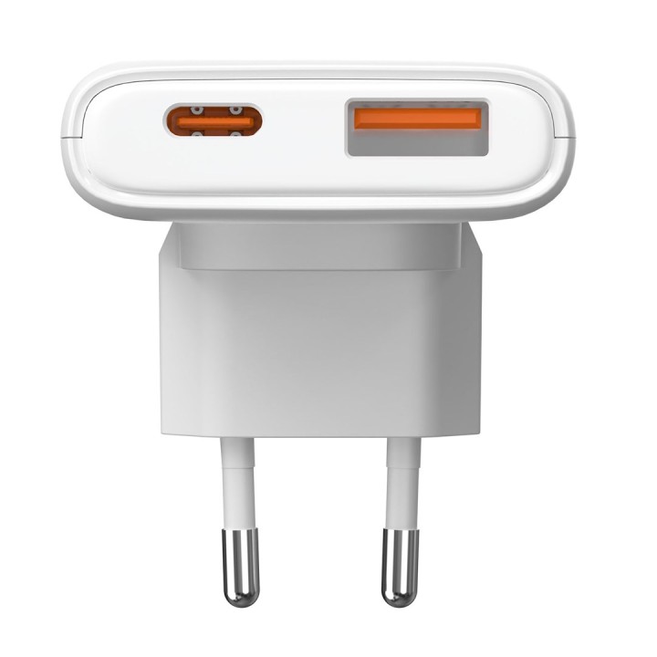 Akyga USB Ladegerät 65 W USB-C® USB-A Bianco Cuffie Telefono mobile Tablet Telefono Universale Altoparlante portatile Stampante 