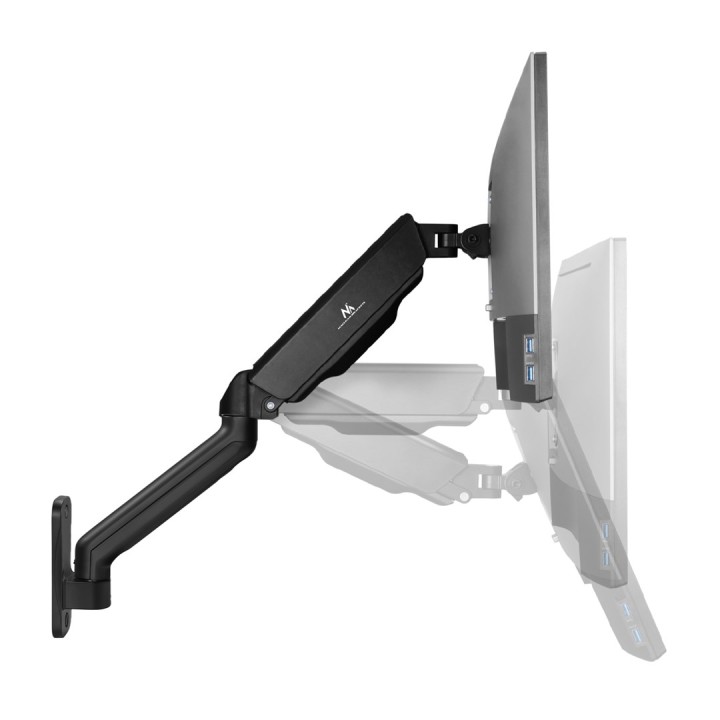 Maclean MC-332 Supporto a Parete per Monitor a Doppio Braccio 17-32 9kg max Supporto Schermo Computer