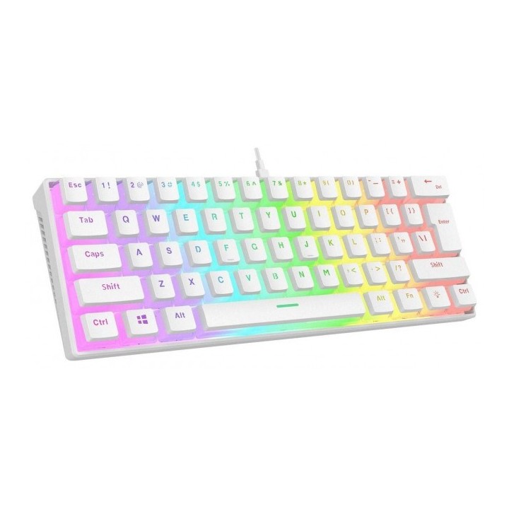 Tastiera meccanica cablata - Rampage RADIANT K11 White RGB
