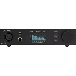 Topping DX5 II BK - USB DAC e amplificatore per cuffie nero
