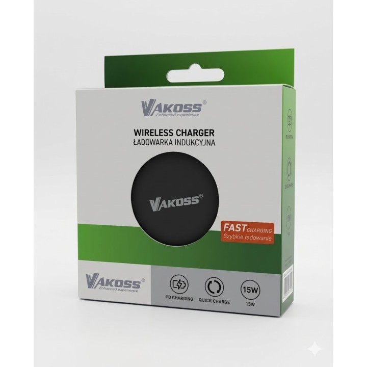 Vakosss MY5316K Caricabatterie wireless magnetico 15 W