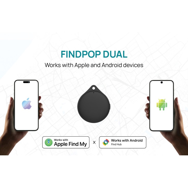 XD Connects Findpop Localizzatore Dual – Apple & Android Find (IPX5) P301.1701