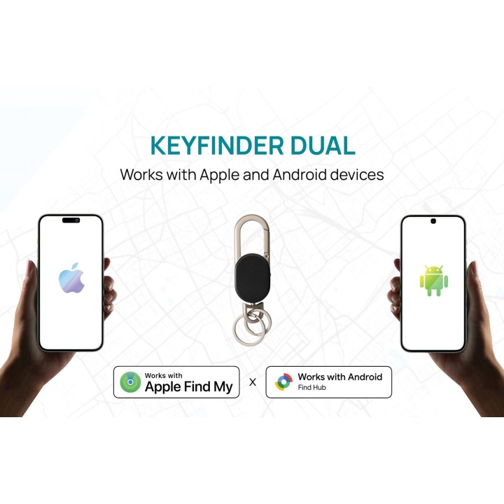 XD Connects Keyfinder Localizzatore Chiavi Dual – Apple & Android Find (P301.1601)