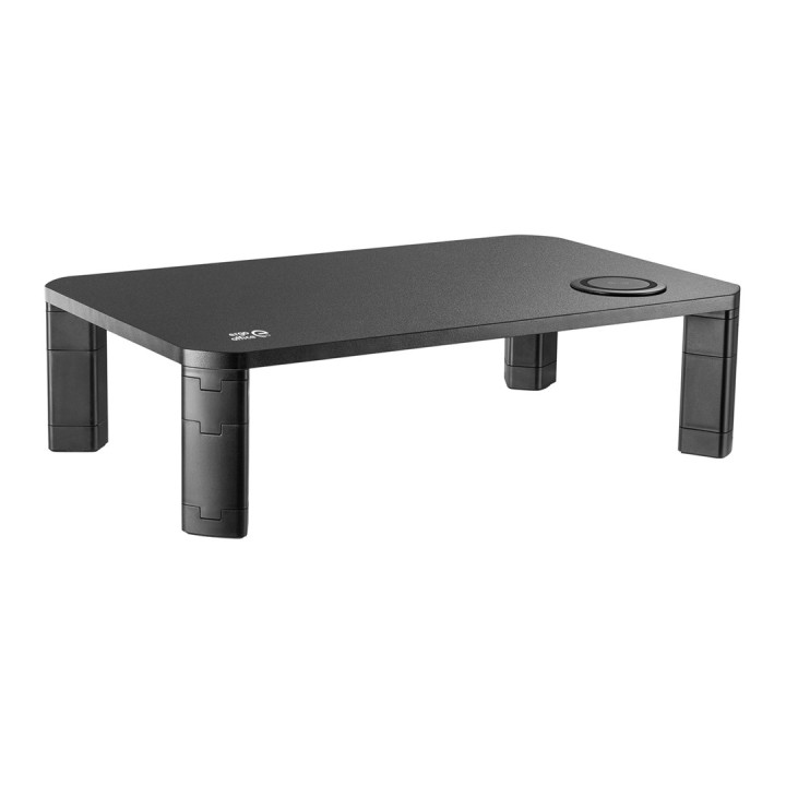 Ergo Office ER-415 Supporto monitor ripiano ricarica wireless Qi regolabile 17 - 32 20kg caricabatterie a induzione
