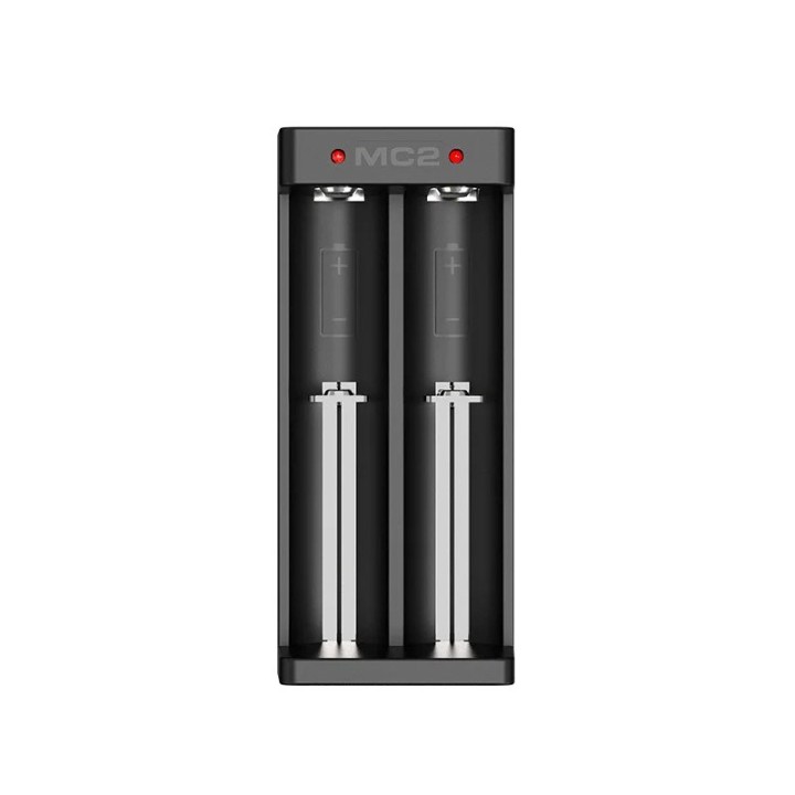 Caricabatterie Li-ion 18650 USB-C - 2 slot
