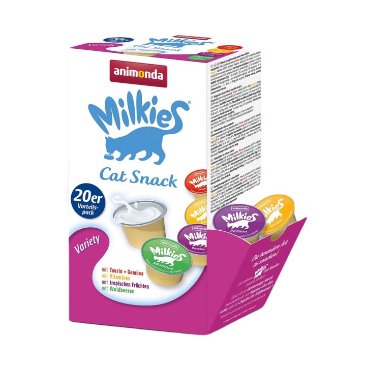 ANIMONDA Milkies Variety - snack per gatti - 20 x 15g