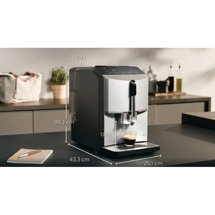 Siemens TF303E01 EQ300 macchina per espresso (argento, 1300W)