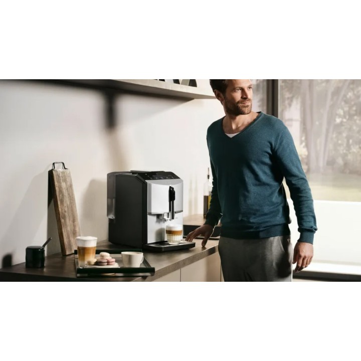 Siemens TF303E01 EQ300 macchina per espresso (argento, 1300W)